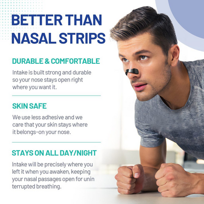 NESLEMY™ Magnetic Nasal Strip Starter Kit (Reusable) – Breathe Better for Training & Sleep