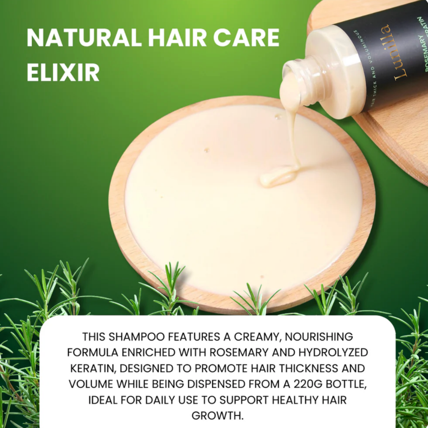 Organic Rosemary Hair Growth Shampoo