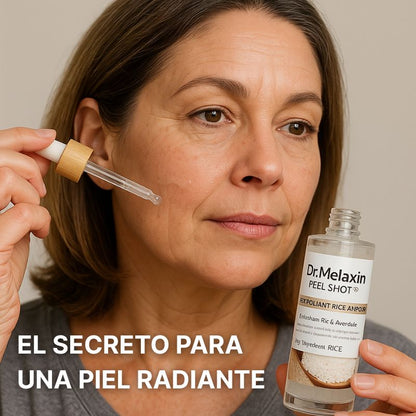 Ampolla Exfoliante de Arroz – Efecto Glow